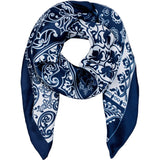 MARTA DU CHATEAU Marta du Chateau dame tørklæde MdcJuline FA-Scarf Scarf Navy11124