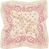 MARTA DU CHATEAU Marta du Chateau dame tørklæde MdcJuline FA1-Scarf Scarf White/Red1511