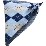 MARTA DU CHATEAU Marta du Chateau dame tørklæde MdcMaxi BA-3512 Scarf Navy/Light Blue