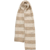MARTA DU CHATEAU Marta du Chateau dame tørklæde MdcSilla BA-3516 Scarf Taupe/Apricot