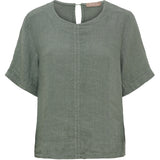 MARTA DU CHATEAU Marta du Chateau dame top MdcCeyla TC268010 Top Militare