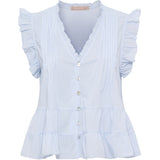 MARTA DU CHATEAU Marta du Chateau dame top MdcEmira TC68181 Top Cielo