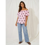 MARTA DU CHATEAU Marta du Chateau dame top MdcLuciana 26136 Top Pink