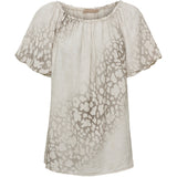MARTA DU CHATEAU Marta du Chateau dame top MdcLuciana 26136 Leo Top Beige