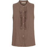 MARTA DU CHATEAU Marta du Chateau dame top MdcMalene 258356 Top Cold brown