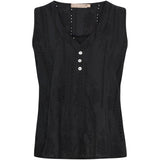 MARTA DU CHATEAU Marta du Chateau dame top MdcPerla 6261 Restudsalg Black