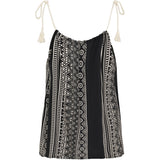 MARTA DU CHATEAU Marta du Chateau dame top MdcTanya 258620 Top Black/WhiteMC1488