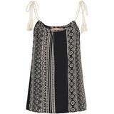 MARTA DU CHATEAU Marta du Chateau dame top MdcTanya 258620 Top Black/WhiteMC1488
