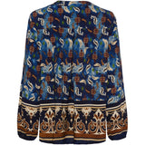 MARTA DU CHATEAU Marta du Chateau dame bluse MdcChristelle 6453 Restudsalg Bluescuro288tpu