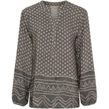MARTA DU CHATEAU Marta du Chateau dame bluse MdcChristelle 6453 Restudsalg Grigio1896tps