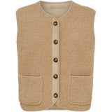 MARTA DU CHATEAU Marta du Chateau dame vest MdcEmmie 25172 Vest Camel