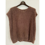 MARTA DU CHATEAU Marta du Chateau dame vest MdcLaya 8039 Knit Vest Moro