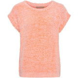 MARTA DU CHATEAU Marta du Chateau dame vest MdcLaya 8039 Knit Vest Orange