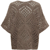 MARTA DU CHATEAU Marta du chateau Dame Strik MdcNieve 65033 Knit Fango