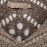 MARTA DU CHATEAU Marta du chateau Dame Strik MdcNieve 65033 Knit Fango