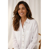 MARTA DU CHATEAU Marta du chateau dame Skjorte MdcCitrine 68870 Shirt White