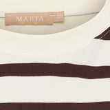 MARTA DU CHATEAU Marta du chateau dame T-Shirt MDCSAGE 8577 T-shirt Moro