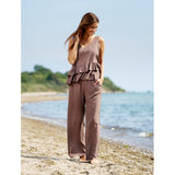 MARTA DU CHATEAU Marta du chateau dame bukser 62273 Pant Cold brown
