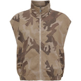 MARTA DU CHATEAU Marta du chateau dame vest MDCSilver 68670 Vest Beige camo
