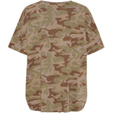 MARTA DU CHATEAU Marta du Chateau dame T-Shirt MdcHarper 2436C T-shirt Green Camo