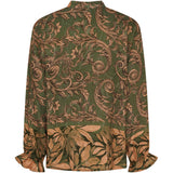 MARTA DU CHATEAU Marta du Chateau dame bluse MdcJoceline 5891 Shirt Military5684tpk