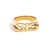 muun STUDIOS Muun Studios SIS Ring 18K Guldbelagt R049 Jewelry Guld