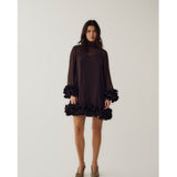 Noella NOELLA dame kjole LATANIA Dress Chocolate