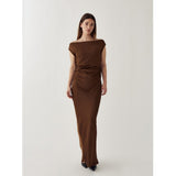 Noella NOELLA dame kjole N-MIGNONETTE Dress Toffee