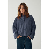 Noella NOELLA dame skjorte N-MARLON Shirt Davy Navy Check