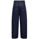 ONLY ONLY DAME BUKSER ONLGIANNA Jeans Dark Blue Denim Rinse