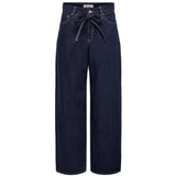 ONLY ONLY DAME BUKSER ONLGIANNA Jeans Dark Blue Denim Rinse