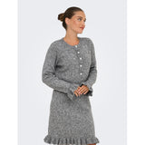 ONLY ONLY DAME KJOLE ONLMERA Restudsalg Medium grey melange