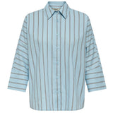 ONLY ONLY DAME SKJORTE ONLNANCY Shirt Cashmere Blue Stripes