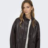 ONLY ONLY Dame Jakke Julia Bomber Jacket Chocolate Torte