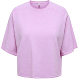 ONLY ONLY Dame Pullover ONLLoyal Knit Super Pink Melange