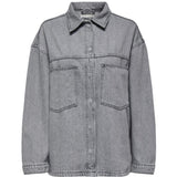 ONLY ONLY Dame Skjorte ONLEMMIE Shirt Medium Grey Denim