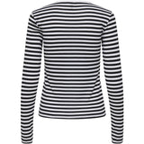 ONLY ONLY dame Top ONLELLI Restudsalg Black Stripes:White