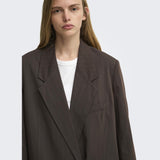ONLY ONLY dame blazer ONLALDEN Blazer Mole PUMICE STONE PINSTRIPES