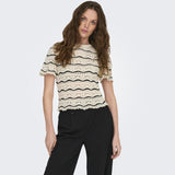 ONLY ONLY dame bluse ONLANNASOFIA Knit Birch BLACK