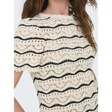 ONLY ONLY dame bluse ONLANNASOFIA Knit Birch BLACK