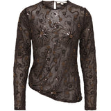 ONLY ONLY dame bluse ONLBOLTON Blouse Coffee Bean BEADS