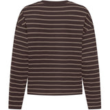 ONLY ONLY dame bluse ONLHAPPY Blouse Coffee Bean Taupe gray lena