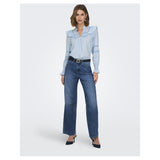 ONLY ONLY dame bluse ONLJULIA Restudsalg Cashmere Blue