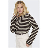 ONLY ONLY dame bluse ONLNEW LS Tee Black Coffee Birch