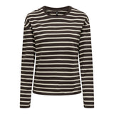 ONLY ONLY dame bluse ONLNEW LS Tee Black Coffee Birch