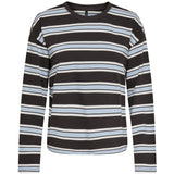 ONLY ONLY dame bluse ONLNEW LS Tee Black Coffee Soft Chambray + Birch