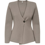 ONLY ONLY dame cardigan ONLMYERA Restudsalg Moon Rock MELANGE