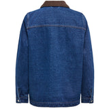 ONLY ONLY dame jakke ONLFRANKIE Jacket Dark Blue Denim