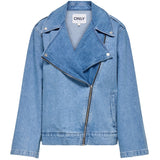 ONLY ONLY dame jakke ONLJOHANNA Jacket Light Blue Denim