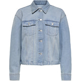 ONLY ONLY dame jakke ONLMIKA Denim Jacket Light Blue Denim
